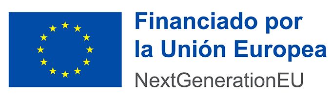 Logotipo indicando que la web ha sido financiada por la Unión Europea, NextGenerationEU