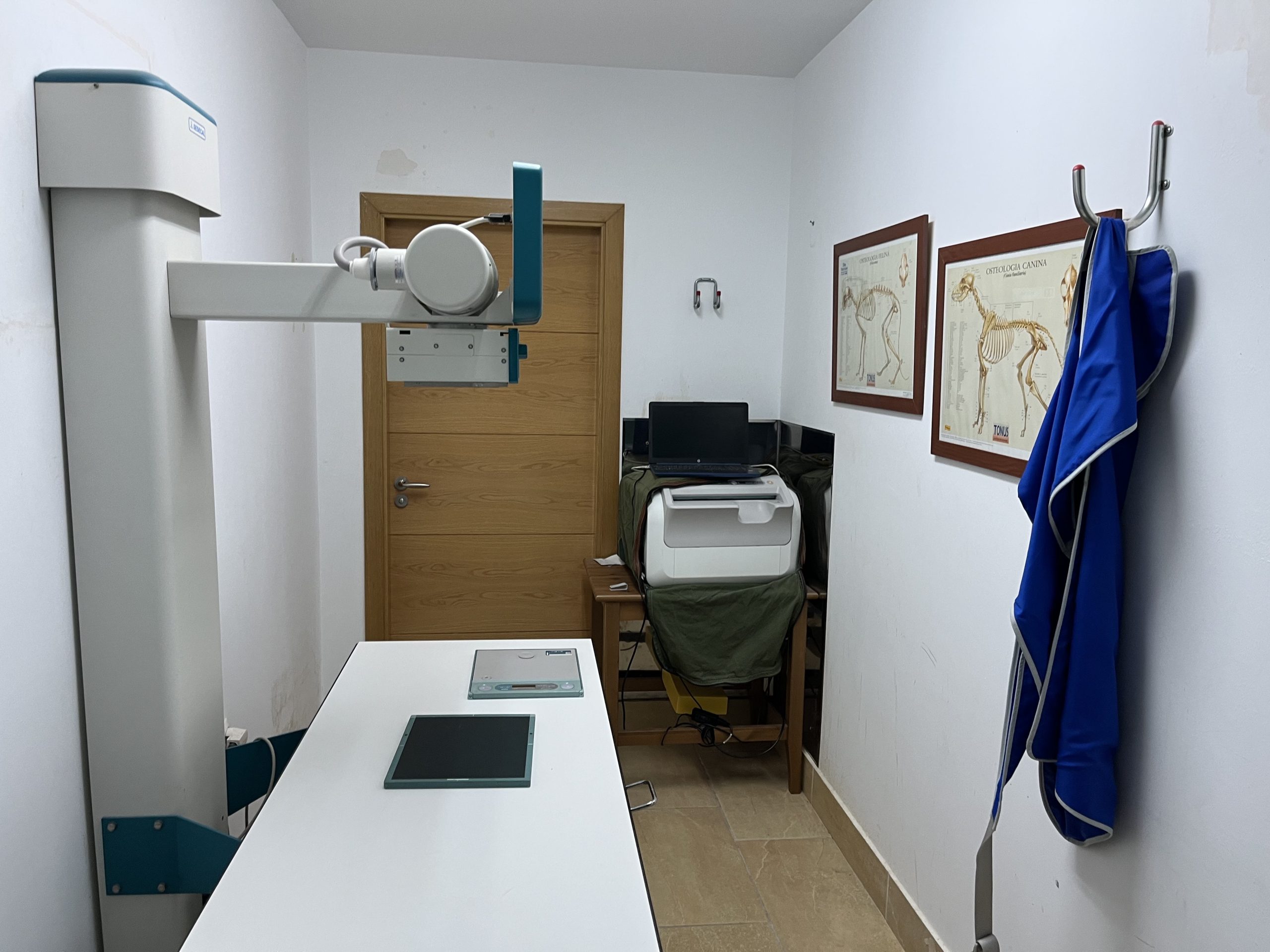 radiografia-veterinario-antequera Sala de radiografías de la Clinica Veterinaria León